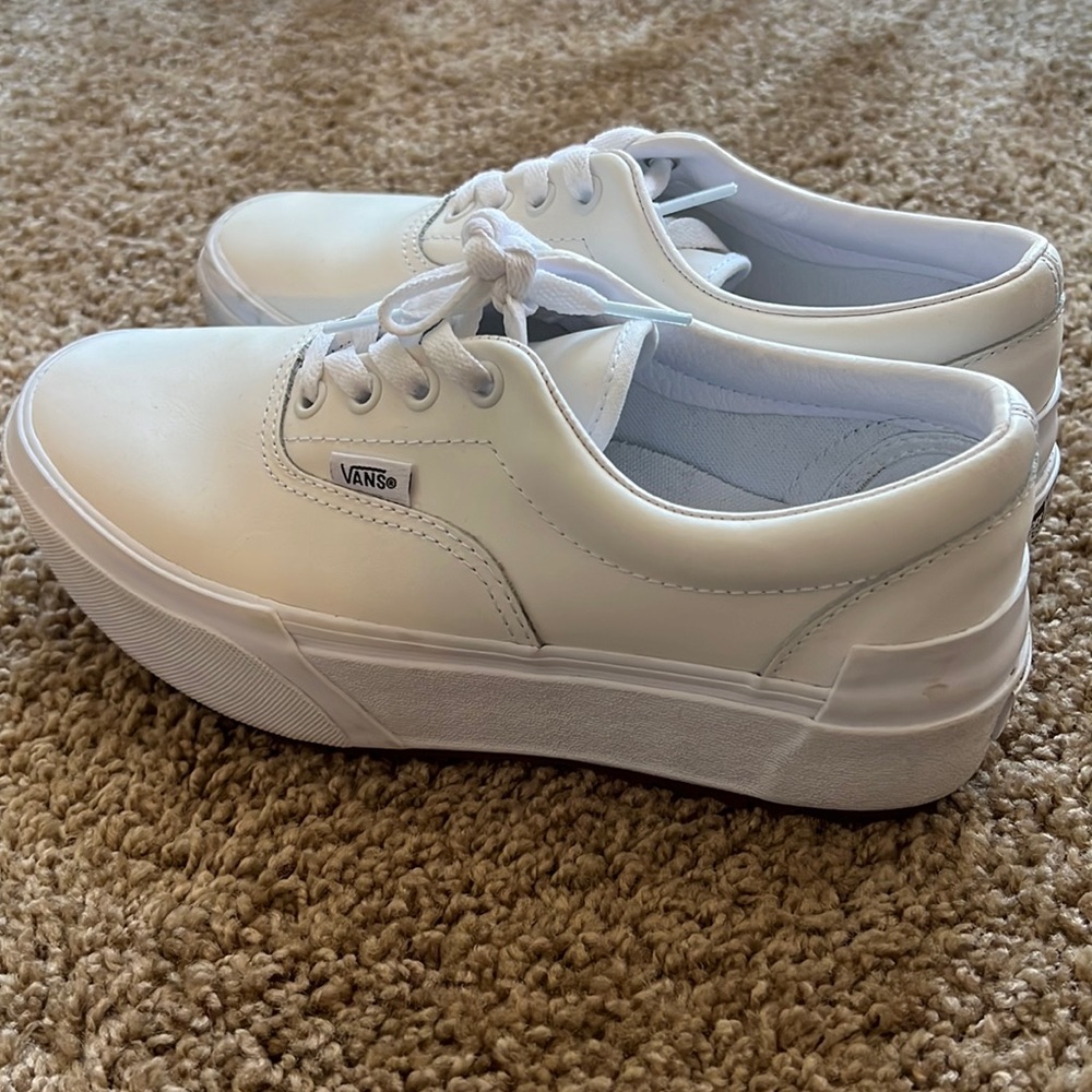 Leather Era Stacked Vans!